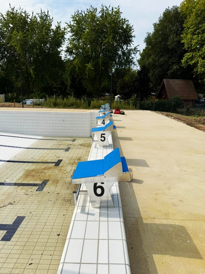 PLOT DE DEPART INCLINE INOX AVEC STATER