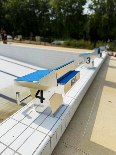 PLOT DE DEPART INCLINE INOX AVEC STATER